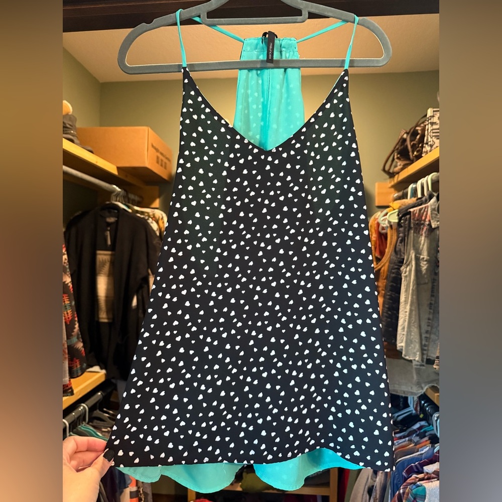 Heart reversible tank top